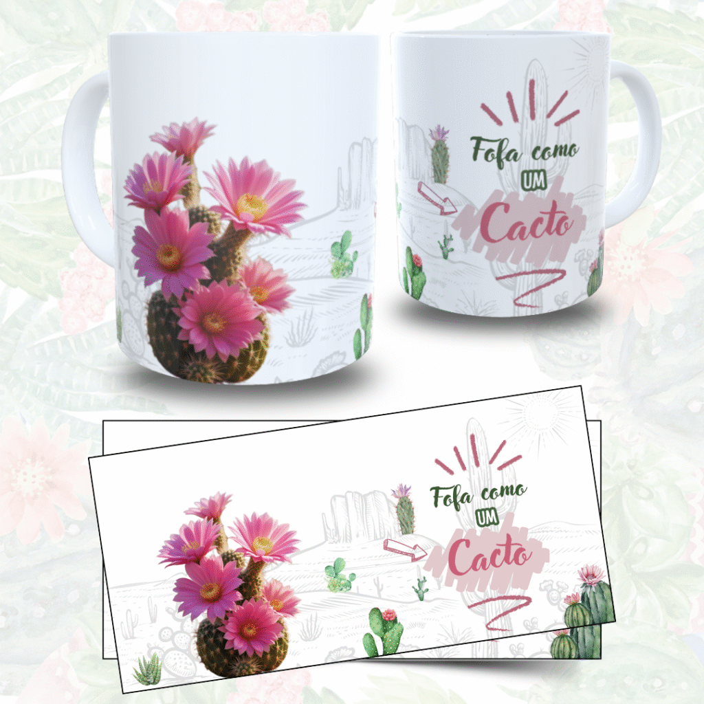 Caneca Cactos