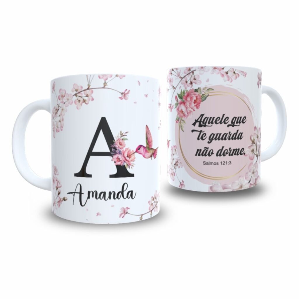 Caneca personalizada com nome para presente único e exclusivo