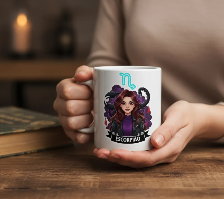Caneca Signo Escorpião